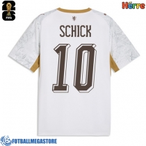 Fotballdrakt Herre Tsjekkia Patrik Schick #10 Bortedrakt VM 2026 Kortermet